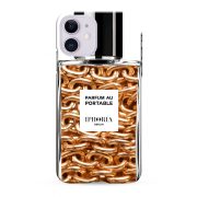   Iphoria iPhone 12/12 Pro Parfum au Portable Golden Chains hátlap, tok, mintás, arany