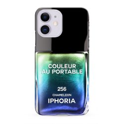   Iphoria iPhone 12/12 Pro Nailpolish Chameleon hátlap, tok, mintás, színes