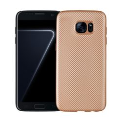 Carbon Slim Samsung Galaxy S7 Edge hátlap, tok, arany