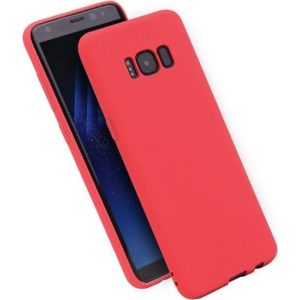 Candy Samsung Galaxy A8 Plus (2018) hátlap, tok, piros