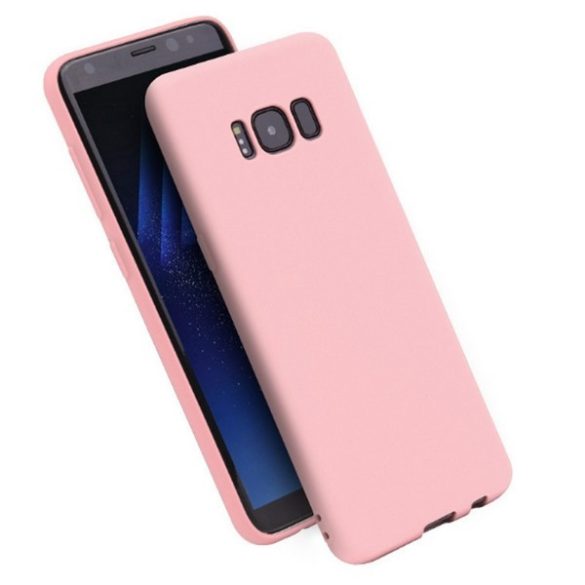 Candy Samsung Galaxy A20s szilikon hátlap, tok, rózsaszín