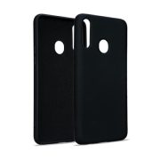   Silicone Case Samsung Galaxy A20s szilikon hátlap, tok, fekete