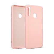   Silicone Case Samsung Galaxy A20s szilikon hátlap, tok, rozé arany