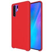 Silicone Case Huawei P40 Lite hátlap, tok, piros