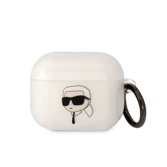 Karl Lagerfeld 3D Logo NFT Karl Head TPU Case AirPods 3 (KLA3HNIKTCT) tok, fehér