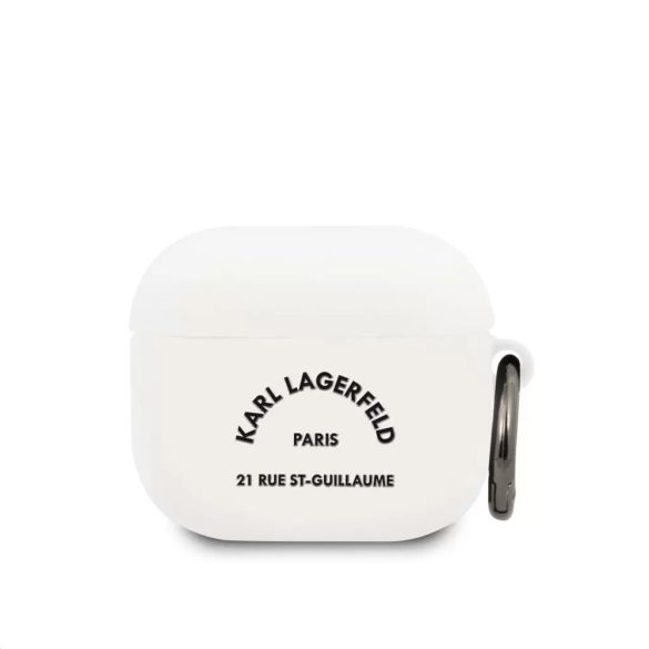 Karl Lagerfeld Airpods 3 Rue St Guillaume (KLACA3SILRSGWH) tok, fehér