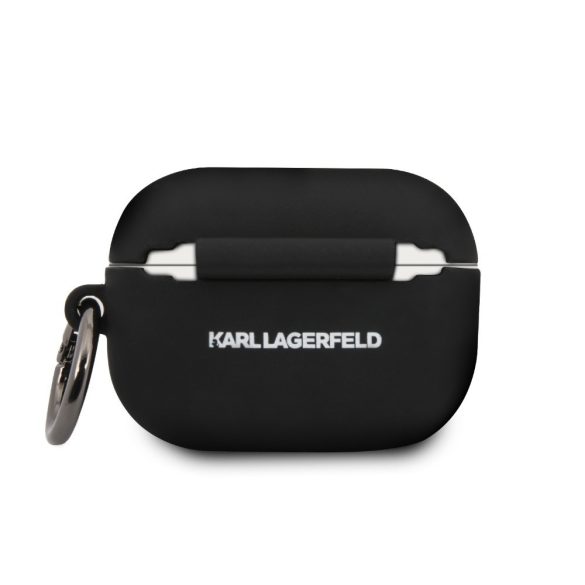 Karl Lagerfeld Apple Airpods Pro Choupette (KLACAPSILCHBK) szilikon tok, fekete