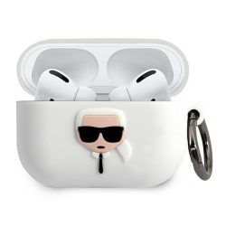 Karl Lagerfeld Apple Airpods Pro Karl szilikon tok, fehér