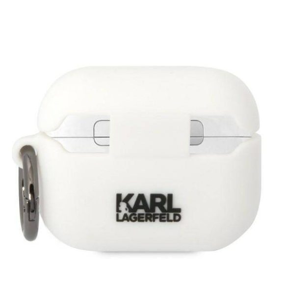 Karl Lagerfeld Airpods Pro Silicone Karl & Choupette (KLACAPSILKCW) tok, fehér