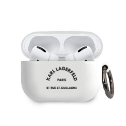  Karl Lagerfeld Apple Airpods Pro Silicone RSG (KLACAPSILRSGWH) tok, fehér