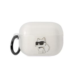   Karl Lagerfeld Airpods Pro 2 Iconic Choupette (KLAP2HNCHTCT) tok, átlátszó