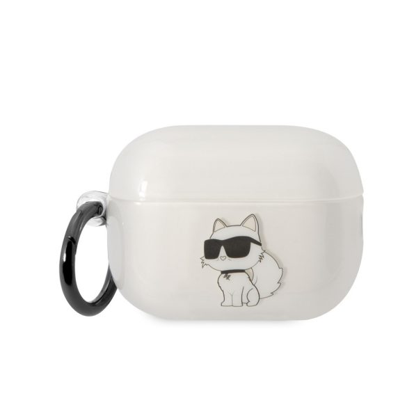 Karl Lagerfeld Airpods Pro 2 Iconic Choupette (KLAP2HNCHTCT) tok, átlátszó