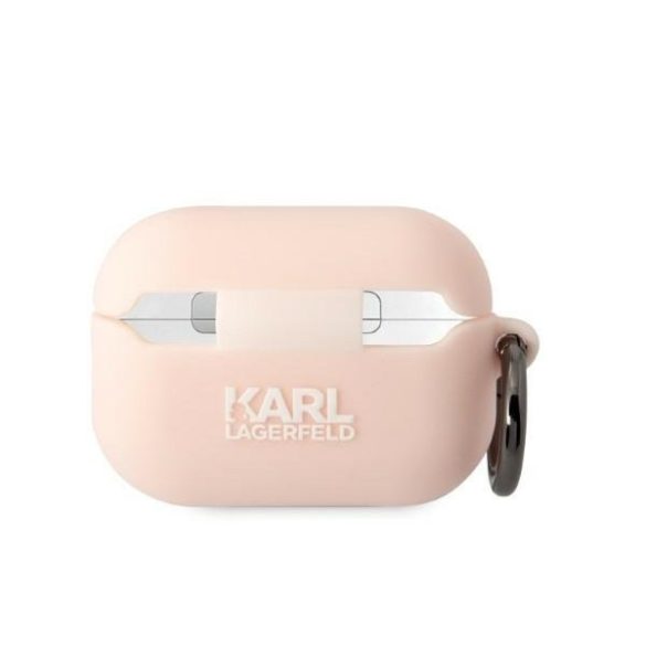 Karl Lagerfeld Airpods Pro 2 Silicone Choupette Head 3D (KLAP2RUNCHP) tok, rózsaszín