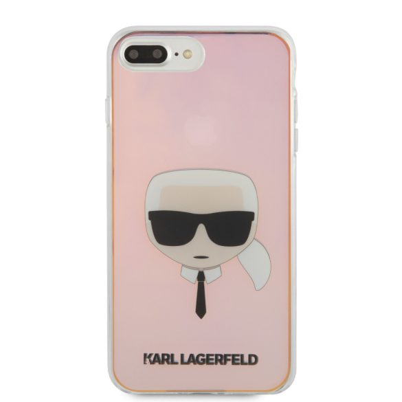 Karl Lagerfeld iPhone 7 Plus/8 Plus Karl Head (KLHCI8LPCKHML) hátlap, tok mintás, színes