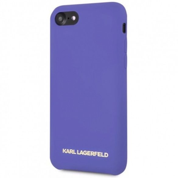 Karl Lagerfeld iPhone 7/8 Silicone Case Soft Touch (KLHCI8SLVOG) hátlap, tok, lila