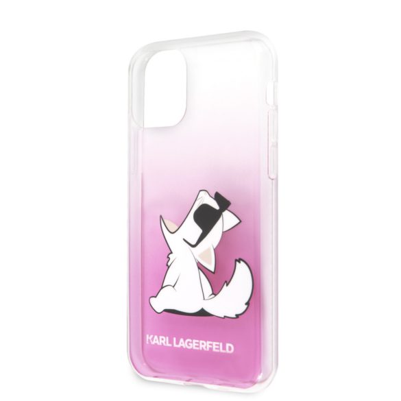 Karl Lagerfeld iPhone 11 Pro Fun Choupette Hard (KLHCN58CFNRCPI) hátlap, tok, rózsaszín