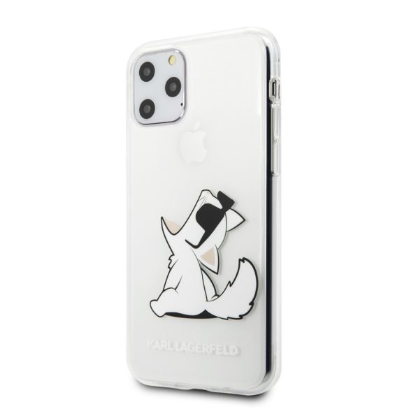 Karl Lagerfeld iPhone 11 Pro Fun Choupette Hard (KLHCN58CFNRC) hátlap, tok, átlátszó