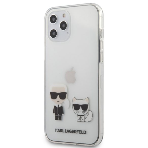 Karl Lagerfeld iPhone 12 Pro Max Karl & Choupette Full Body (KLHCP12LCKTR) hátlap, tok, átlátszó