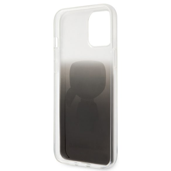 Karl Lagerfeld iPhone 12 Pro Max Ikonik Full Body (KLHCP12LTRDFKBK) hátlap, tok, fekete