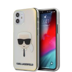   Karl Lagerfeld iPhone 12 Mini Karl Head (KLHCP12SPCKHML) hátlap, tok mintás, színes