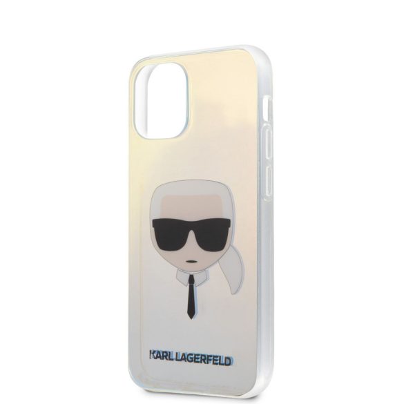 Karl Lagerfeld iPhone 12 Mini Karl Head (KLHCP12SPCKHML) hátlap, tok mintás, színes