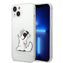   Karl Lagerfeld iPhone 14 Plus Choupette Fun (KLHCP14MCFNRC) hátlap, tok, átlátszó