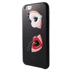   Karl Lagerfeld iPhone 6/6S Choupette In Love 3 hátlap, tok, fekete