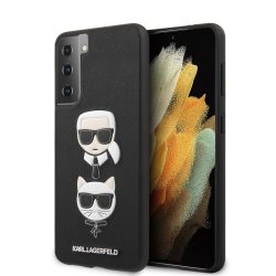   Karl Lagerfeld Samsung Galaxy S21 3D Rubber Heads hátlap, tok, fekete