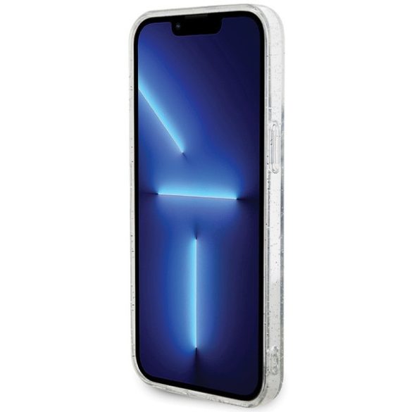 Karl Lagerfeld iPhone 14 Pro Max Karl&Choupette Glitter MagSafe (KLHMP14XHGKCNOT) magsafe kompatibilis hátlap, tok, átlátszó