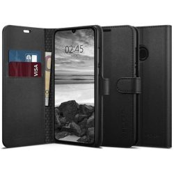 Spigen Huawei P30 Lite Wallet S oldalra nyíló tok, fekete