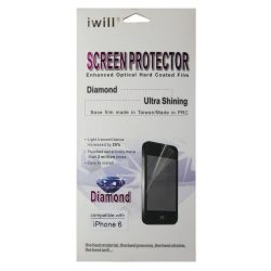   Iwill iPhone 6/6S diamond kijelzővédő fólia, 4 rétegű, átlátszó