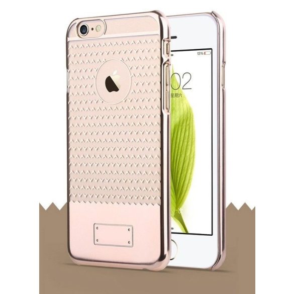 Apple iPhone 6/6S műanyag hátlap ,tok, USAMS V-plating, arany