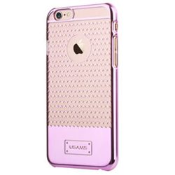   Apple iPhone 6/6S műanyag hátlap ,tok, USAMS V-plating, rózsaszín