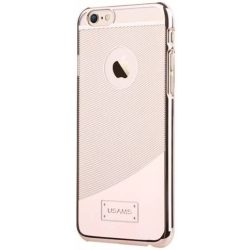   Apple iPhone 6/6S átlátszó műanyag hátlap ,tok, USAMS E-plating, arany