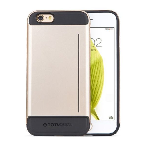 TOTU WIT SERIES for iPhone 6 tok, arany-fekete