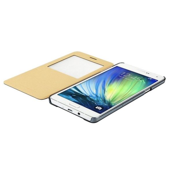 Baseus Primary Color Samsung Galaxy A7 oldalra nyíló tok, fekete