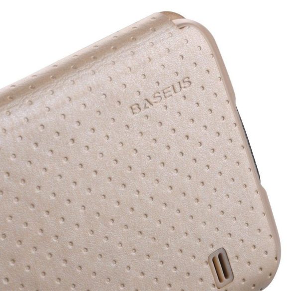 Baseus Finder Samsung Galaxy S5 oldalra nyíló tok, arany