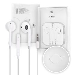   Apple gyári vezetékes headset, fülhallgató MD827ZM/B, 3.5mm jack, fehér
