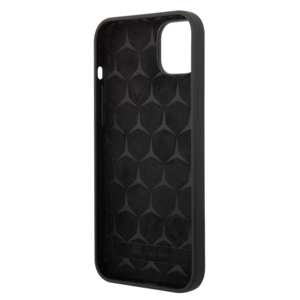 Mercedes iPhone 14 Silicone Line (MEHCP14SSILBK) hátlap, tok, fekete