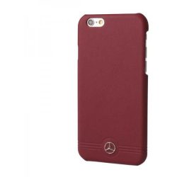   Mercedes-Benz iPhone 6/6S Pure Line Front Grill Leather Hard hátlap, tok, piros