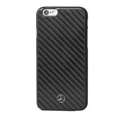   Mercedes-Benz iPhone 6 Plus/6S Plus Dynamic & Real Carbon Fiber (MEHCP6LRCABK) hátlap, tok, fekete