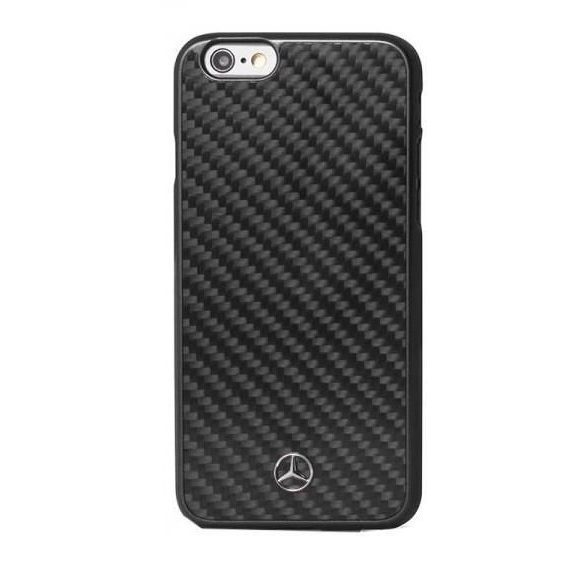 Mercedes-Benz iPhone 6 Plus/6S Plus Dynamic & Real Carbon Fiber (MEHCP6LRCABK) hátlap, tok, fekete