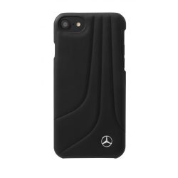   Mercedes-Benz iPhone 6 Plus/7 Plus/8 Plus BOW II Leather Hard hátlap, tok, fekete