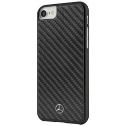   Mercedes-Benz iPhone 6 Plus/7 Plus/8 Plus Dynamic Real Carbon Fiber hátlap, tok, fekete