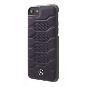 Mercedes-Benz iPhone 6/7/8 Pattern I Leather Hard (MEHCP7PGRNA) hátlap, tok, sötétkék