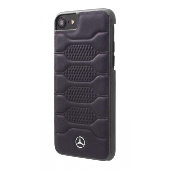 Mercedes-Benz iPhone 6/7/8 Pattern I Leather Hard (MEHCP7PGRNA) hátlap, tok, sötétkék