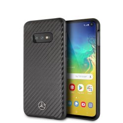   Mercedes-Benz Samsung Galaxy S10e Dynamic Carbon hátlap, tok, fekete