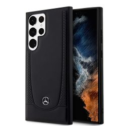   Mercedes-Benz Samsung Galaxy S23 Ultra Leather Urban hátlap, tok, fekete
