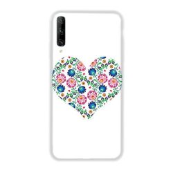   Casegadget Xiaomi Mi CC9/Mi A3 Lite White Heart, hátlap, tok, mintás, színes