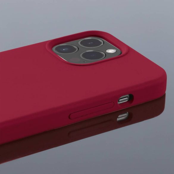 Hama Magsafe Magcase Finest Feel Pro iPhone 14 Pro, magsafe kompatibilis hátlap, tok, piros